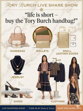 All Things Tory Burch Live Share Show!!!